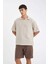 Relax Fit Pamuklu Bermuda Şort D7916AX24SM 4