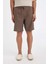 Relax Fit Pamuklu Bermuda Şort D7916AX24SM 5