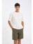 Relax Fit Pamuklu Bermuda Şort D7916AX24SM 4