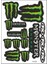 Modifiye Monster A4 Sticker Set (Yurt Dışından) 1