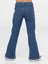 Mid Washed Ispanyol Paça Yırtmaçlı Denim Pantolon 2