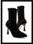 Siyah Streç Kadın Bot & Bootie K02992113017 1