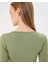 Yeşil Anvelop Belden Bağlamalı Crop Bluz 4
