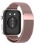 Huawei Watch Fit 3 / Fit 4 / Fit 4 PRO ile Uyumlu Kordon Hasır Örgü Metal Mıknatıslı Kayış 2