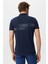 Pamuklu Slim Fit Düğmeli Polo T Shirt Erkek Polo T Shirt K35431T 4Nv 4