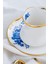 Porselen Jasmin 6 Kişilik Kahve Fincan Takımı Beyaz Desen-2 - HXF-05175 2