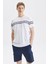 Pamuk Standart Fit Bisiklet Yaka T Shirt Erkek T Shirt V35425T 1Bw 1