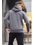Füme Kapüşonlu Regular Fit Erkek Sweatshirt 6033 2