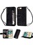IPhone 7 Için Fermuar Cep Durumda Artı/iphone 8 Artı Bilek Kayışı Glitter Pu (Yurt Dışından) 1