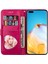 Huawei P40 Pro Pu Deri Manyetik Kapatma Kartı Için Fermuarlı Cebi Durumda (Yurt Dışından) 5