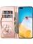 Huawei P40 Için Fermuar Cep Durumda Pu Deri Bilek Kayışı Kart Tutucu Kılıf (Yurt Dışından) 4