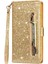 IPhone 11 Için Fermuarlı Cebi Durumda Pu Deri Manyetik Kapatma Glitter (Yurt Dışından) 3