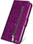IPhone Xr Manyetik Kapatma Kart Tutucu Için Fermuar Cep Durumda Glitter Pu (Yurt Dışından) 3