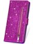 IPhone 13 Pro Için Fermuar Cep Durumda Pu Deri Bilek Kayışı Glitter Cüzdan (Yurt Dışından) 2