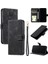 Xiaomi Redmi Not 9s Bilek Kayışı Için Flip Case Kickstand Cüzdan Kart Yuvaları (Yurt Dışından) 1