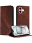 IPhone 16 Için Kılıf Artı Pu Deri Cüzdan Kickstand Manyetik Folio Kapak (Yurt Dışından) 1