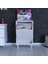 Söke 50X75X32,5 cm Kirli Çamaşır Dolabı Sepetli Banyo Dolabı Mutfak Dolabı Çok Amaçlı Dolap 4