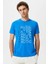 Pamuk Marka Baskılı Bisiklet Yaka Standart Fit T Shirt Erkek T Shirt V35528T 4Sj 1