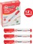 Tahta Kalem Kırmızı P-5754 12'li Paket 1