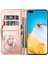 Huawei P40 Için Fermuar Cep Durumda Pu Deri Bilek Kayışı Kart Tutucu Kılıf (Yurt Dışından) 4