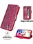 IPhone Xr Manyetik Kapatma Kart Tutucu Için Fermuar Cep Durumda Glitter Pu (Yurt Dışından) 5