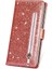 IPhone 13 Için Fermuar Cep Durumda Pro Max Pu Deri Glitter Cüzdan Kılıf (Yurt Dışından) 5