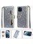 IPhone 11 Pro Için Fermuar Cep Durumda Kart Tutucu Glitter Cüzdan Kılıf Pu (Yurt Dışından) 1