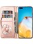 Huawei P40 Lite Için Fermuar Cep Durumda Pu Deri Bilek Kayışı Kart Tutucu (Yurt Dışından) 5