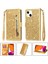 IPhone 13 Mini Manyetik Kapatma Glitter Cüzdan Pu Için Fermuarlı Cebi Durumda (Yurt Dışından) 1