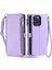 Crossbody Durumda IPhone 14 Pro 9 Kart Yuvaları Fermuar Faturaları Yuvası Uzun Rfıd (Yurt Dışından) 1