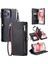 IPhone 14 Için Crossbody Durumda Pro Max Uzun Kordon Fermuar Faturaları Yuvası 9 (Yurt Dışından) 1