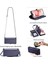 IPhone 12 Pro Max Için Crossbody Durumda Rfıd Engelleme Fermuar Faturaları Yuvası 9 (Yurt Dışından) 4