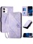 Ayrılabilir El Kayışı Kabartmalı Kelebek ile IPhone 12 Mini Için Flip Case (Yurt Dışından) 1