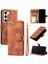 Samsung Galaxy S23 Artı Manyetik Bilek Kayışı Cüzdan Kart Pu Için Flip Case (Yurt Dışından) 2