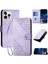 IPhone 12 Için Flip Case Pro Max ve Kredi Kartı Yuvası Kabartmalı Kelebek (Yurt Dışından) 1
