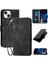 Ayrılabilir El Kayışı ile IPhone 14 Için Flip Case Kabartmalı Kelebek ve (Yurt Dışından) 1