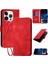 IPhone 15 Için Flip Case Pro Max ve Kredi Kartı Yuvası Kabartmalı Kelebek (Yurt Dışından) 1