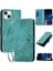 Ayrılabilir El Kayışı ile IPhone 14 Için Flip Case Kabartmalı Kelebek ve (Yurt Dışından) 1