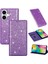 IPhone 16 Için Glitter Flip Case Artı Pu Deri Kart Tutucu Manyetik Kapak (Yurt Dışından) 1