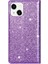 IPhone 14 Için Glitter Flip Case Pu Deri Kart Tutucu Manyetik Kapatma (Yurt Dışından) 2