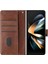 Samsung Galaxy Z Için Flip Case Kart ile Toka Saf Renk ile 6 5g Kat (Yurt Dışından) 2