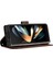 Samsung Galaxy Z Için Flip Case Kart ile Toka Saf Renk ile 6 5g Kat (Yurt Dışından) 5