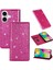 IPhone 16 Için Glitter Flip Case Artı Pu Deri Kart Tutucu Manyetik Kapak (Yurt Dışından) 1