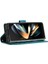 Samsung Galaxy Z Için Flip Case Kart ile Toka Saf Renk ile 6 5g Kat (Yurt Dışından) 2