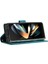 Samsung Galaxy Z Için Flip Case Kart ile Toka Saf Renk ile 6 5g Kat (Yurt Dışından) 2
