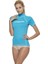 Rash Guard Lady Kısa Kollu T-Shirt Aquamarıne-No:3 - M 1