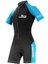 Tiburon Lady Shorty Dalış Elbisesi Black / Aquamarıne-2mm - No:4 / L 1