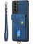 Samsung Galaxy S21 Ayrılabilir Kordon Kart Yuvası Manyetik Kapatma Için Kılıf (Yurt Dışından) 5