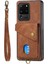 Samsung Galaxy S20 Ultra Manyetik Kapatma Premium Deri Kart Için Kılıf (Yurt Dışından) 5
