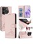 Tecno Camon 20 Pro 5g Kedi Rfıd Kart Yuvası Tutucu Kickstand Cüzdan Için Kılıf (Yurt Dışından) 1
